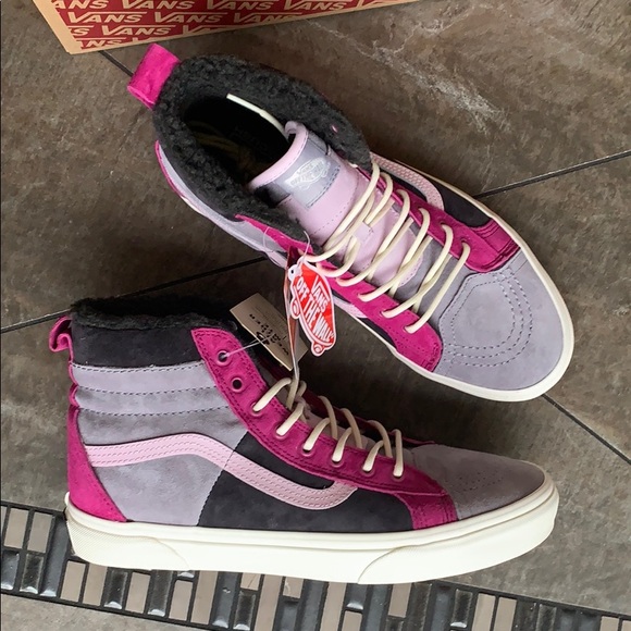 ••VANS Sk8-Hi 46 Mte Dx Mte Lilac Grey/Obsidian WM - Picture 16 of 16